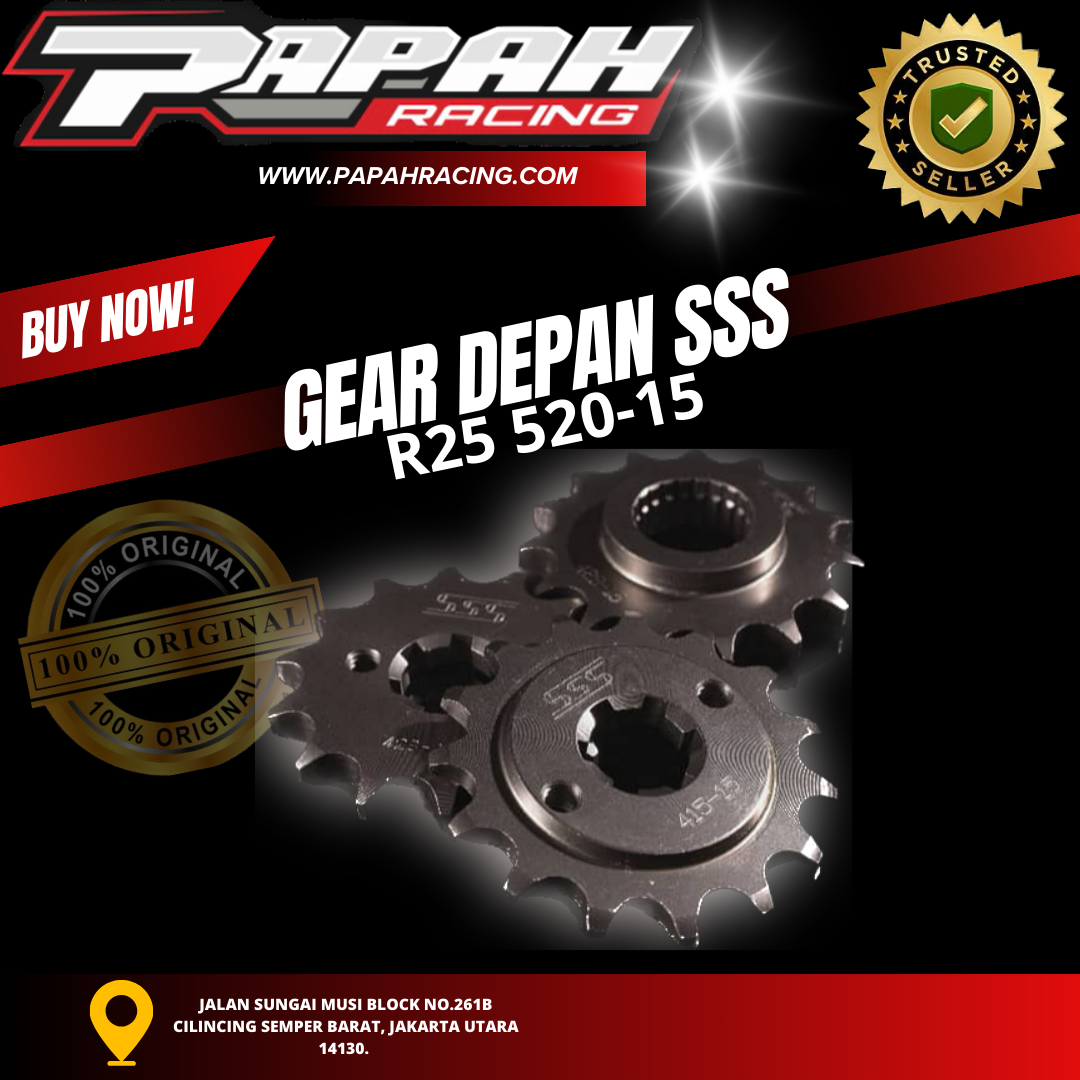 GEAR DEPAN SSS YAMAHA R25 520-15